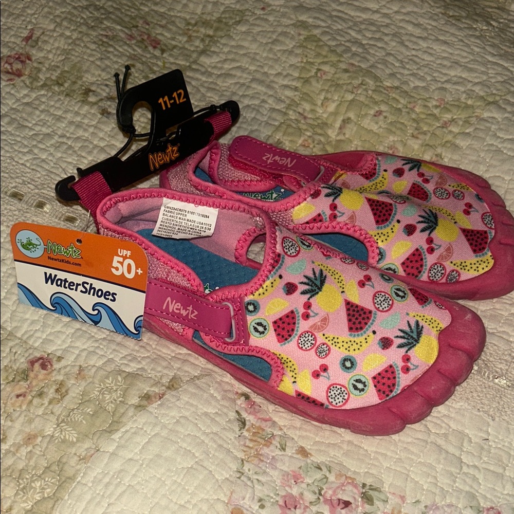 Newtz Pink Kids Water Shoes